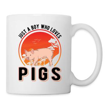 Pigs Young pig farmers - Mug - white - Right