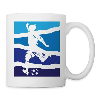 Fussball Score - Tasse - Weiß - Rechts