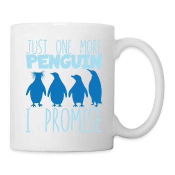 Letzter Pinguin - Tasse - Weiß - Rechts