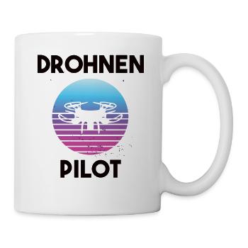 Drohnenpilot Spruch - Tasse - Weiß - Rechts