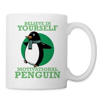 Penguin inspiriert - Tasse - Weiß - Rechts