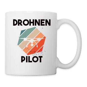 Drohnenpilot Spruch - Tasse - Weiß - Rechts