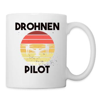 Drohnenpilot Spruch - Tasse - Weiß - Rechts