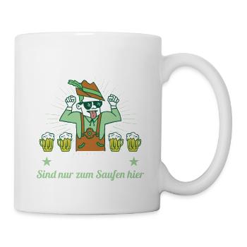 Ich Heirate die anderen Saufen nur JGA Party - Tasse - Weiß - Rechts