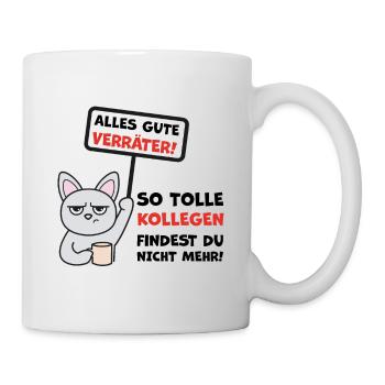 Abschiedsgeschenk Kollege Jobwechsel - Tasse - Weiß - Rechts