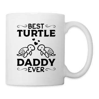 Meilleure tortue papa jamais tortue de mer papa mignon - Mug blanc - blanc - Droite