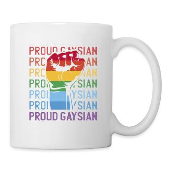 Gay Lesbian LGBTQ Pride Gaysian I Cadeau - Mug blanc - blanc - Droite