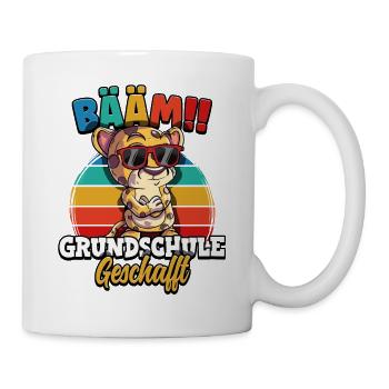 Bääm Grundschule Geschafft - Tasse - Weiß - Rechts