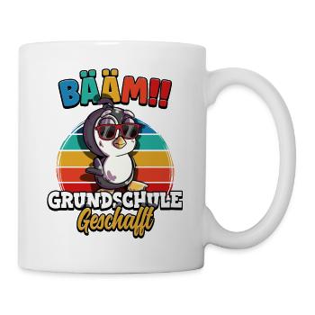 Bääm Grundschule Geschafft - Tasse - Weiß - Rechts