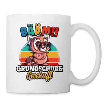 Bääm Grundschule Geschafft - Tasse - Weiß - Rechts