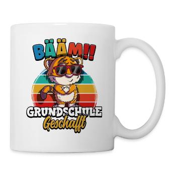 Bääm Grundschule Geschafft - Tasse - Weiß - Rechts