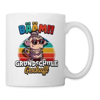 Bääm Grundschule Geschafft - Tasse - Weiß - Rechts