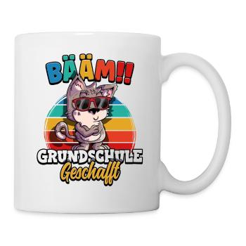 Bääm Grundschule Geschafft - Tasse - Weiß - Rechts