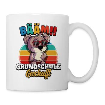 Bääm Grundschule Geschafft - Tasse - Weiß - Rechts