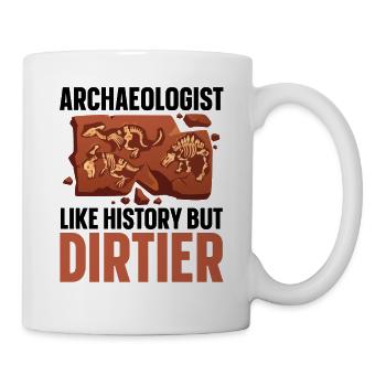 Archaeologist Like History Artifact Archaeology - Mug - white - Right