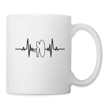 Surfer Surf instructor surf surf surfboard - Mug - white - Right