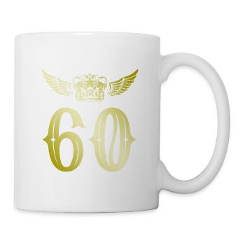 60 Number crown - Mug - white - Right