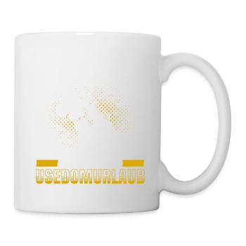 Beruflich Orientiere Ich Mich Nach Usedomurlaub - Tasse - Weiß - Rechts
