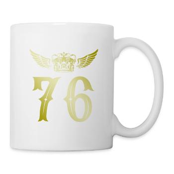 76 Number crown - Mug - white - Right