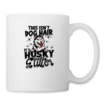 This isn't dog hair it's husky glitter - dog lover - Mug - white - Right