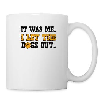 C’est moi que j’ai laissé sortir les chiens - pembroke cool - Mug blanc - blanc - Droite