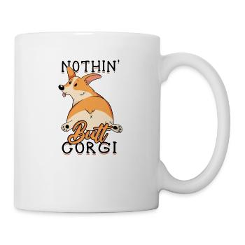 Nothin' butt corgi - puppy - Mug - white - Right