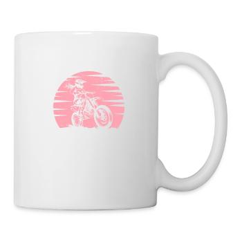 Braaap Mom Motocross Mädchen MX Dirt Bike Mädchen - Tasse - Weiß - Rechts