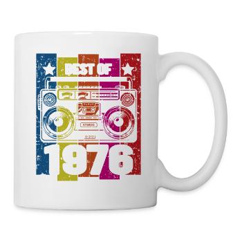 Best Of 1976 Stereo Radio Kassettenspieler - Tasse - Weiß - Rechts
