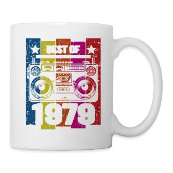 Best Of 1979 Stereo Radio Kassettenspieler - Tasse - Weiß - Rechts