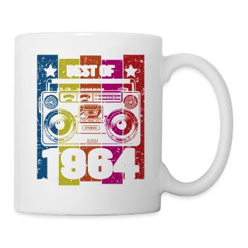 Best Of 1964 Stereo Radio Kassettenspieler - Tasse - Weiß - Rechts