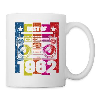 Best Of 1962 Stereo Radio Kassettenspieler - Tasse - Weiß - Rechts