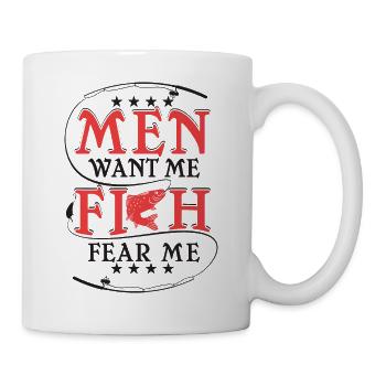 Funny fisherman's wives - Mug - white - Right