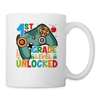 Level of the 1st year unlocked - Mug - white - Right