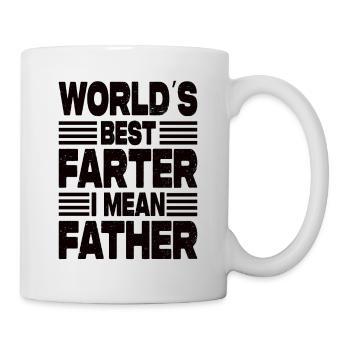 World's Best Farter I Mean Father - Mug - white - Right