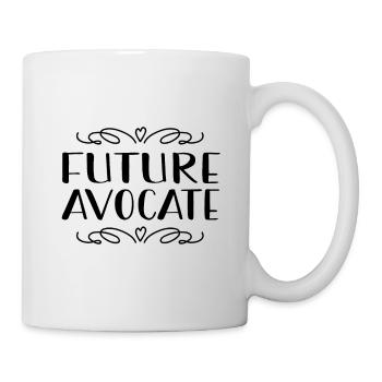 future avocate - Mug blanc - blanc - Droite