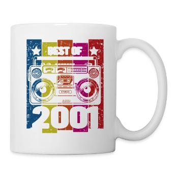 Best Of 2001 Stereo Radio Kassettenspieler - Tasse - Weiß - Rechts