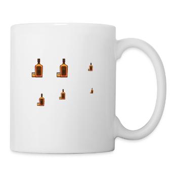 Ce que je fais pendant mon temps libre | Bourbon - Mug blanc - blanc - Droite