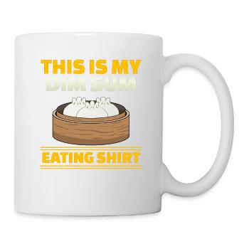 Asiatisches Chinesisches Essen Dim Sum I Geschenk - Tasse - Weiß - Rechts