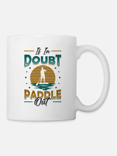 En cas de doute Paddle Out Standup Paddle Board - Mug blanc - blanc