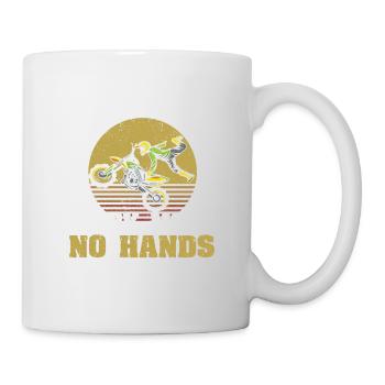 Motocross Look Mom No Handy Funny Dirtbike Rider - Mug - white - Right
