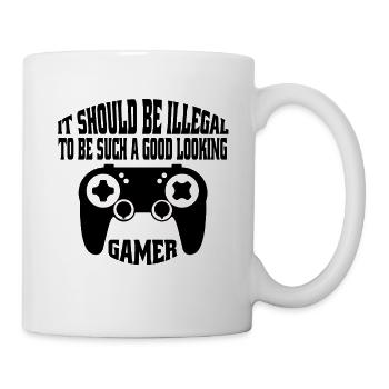 Gamer Funny Gambler Gift Dire Jeu De Hasard - Mug blanc - blanc - Droite