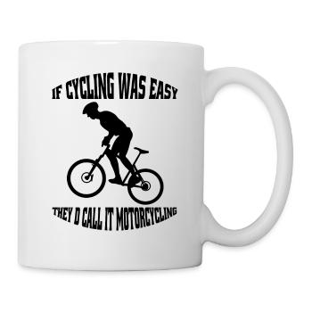 Bicycle Mountain Bike Cycling Cycling Tour Cycling - Mug - white - Right