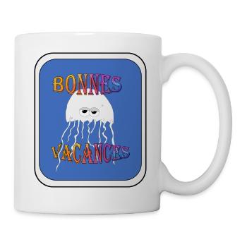 Bonnes vacances - Mug blanc - blanc - Droite