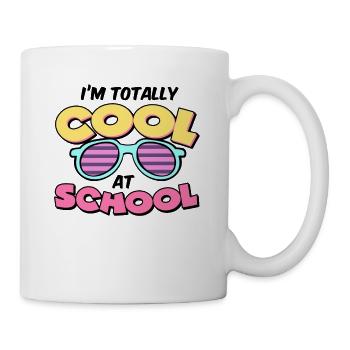 Kids Back to School Totally Cool at School for - Tasse - Weiß - Rechts