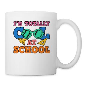 Kids Back to School Totally Cool at School for - Tasse - Weiß - Rechts