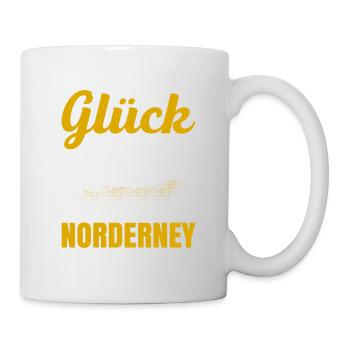 Du Kannst Glück Nicht Kaufen Norderney Urlaub - Tasse - Weiß - Rechts