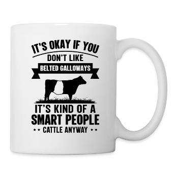 Smart People - Cow Belted Galloways - Mug - white - Right