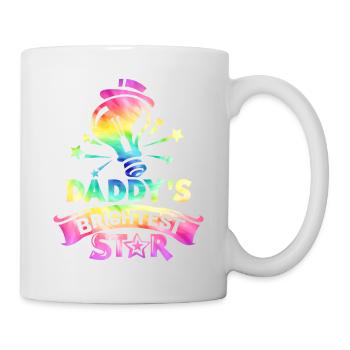 L’étoile la plus brillante de papa retour à l’école - Mug blanc - blanc - Droite