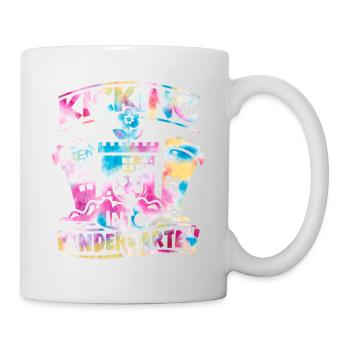 Zurück in den Kidergarten zurück in die Schule - Tasse - Weiß - Rechts
