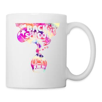 Rucksack Schulbus zurück zur Schule - Tasse - Weiß - Rechts